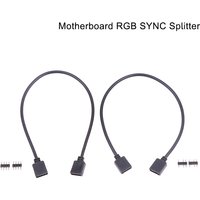1PCS Motherboard RGB SYNC Splitter 12V 4Pin 5V 3Pin RGB/ARGB SYNC HUB Transfer Extension Cable PC Case Accessories
