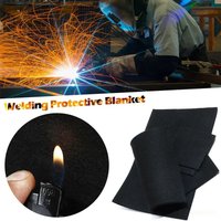 Fireproof Pad Black Welding Protective Blanket Insulation Pad High Temperature Working Pad Multiple Sizes Durable