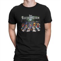 The Muppet Show Abbey Road Dr Teeth And The Electric Mayhem T Shirt Vintage Grunge Men's Tshirt Polyester Men Clothes