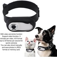 Pet Sport Camera Support Memory Card Cat Camera Collar USB Rechargeable 170° Wide Angle HD 1080P Portable for Cats