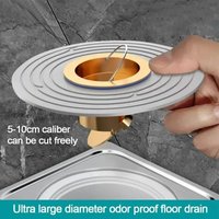 Brass Floor Drain Core Large Size Odor And Insect Proof Floor Drain Core Sewer Rapid Drainage Bathroom Floor Drain Core Quick In