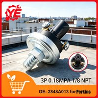 3P 0.18MPA 1/8 NPT Oil Pressure Switch Sensor 2848A013 for Perkins Engine 3.1524 D3.152 T3.1524 1004-40T 1006-60T 1006-60TA