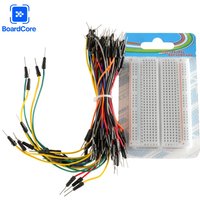 Breadboard Kit 400 Points Solderless PCB Bread Board with 65PcsJumper Wire Cable Board DIY Wire for Arduino Kit