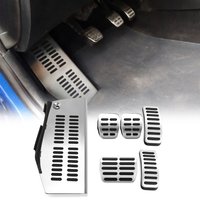 Repose-pieds en acier inoxydable pour pédale de voiture, pour Volkswagen Polo VW Golf 4 Bora Beetle RSi GTI R32 Audi A3, style de voiture, nouvelle collection