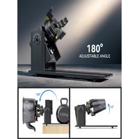 SCULPFUN RA Pro Max Roller Laser Engraver Y-axis Rotary Module 180 Degrees Laser Rotary Roller for Engraving Cylindrical Objects