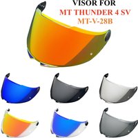 Helmet Visor Shield for MT THUNDER 4 SV Sunscreen Capacete Windshield Uv Protection Motorcycle Replace Extra Lens MT-V-28B