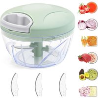 500ml Manual Meat Mincer Garlic Chopper Hand Pull Press Crusher Vegetable Grinder Chili Onion Cutter Kitchen Cooking Tools