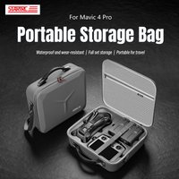Storage Box PU Handbag For DJI RC Pro 2 Mavic 4 Pro Carrying Case Travel Shoulder Bag for DJI Mavic 4 Pro Accessories