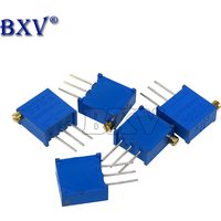 10PCS 3296X 3296 Potentiometer Resistanceohm Trimpot Trimmer 100R 200R 500R 1K 2K 5K 10K 20K 50K 100K 200K 500K 1M Ohm