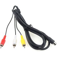 10pcs/lot 1.8m Audio AV Cable for SEGA Genesis 1 for SEGA Mega Drive Genesis 2 and 3 A/V Connection Cord Wire
