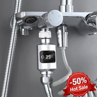 Instant Read Digital Bath Thermometer Water-Powered Smart Shower Water Thermometer Bath Essentials