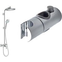 Universal Shower Head Holder Adjustable Shower Rail Holder Bathroom Accessories Replacement 360 Degree Hand Shower Bracket