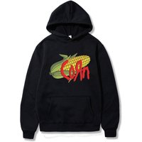 Korn Corn Funny Meme Graphic Hoodie Men Women Vintage Gothic Rock Sweatshirt Man Casual Fleece Cotton Oversized Pullover Hoodies