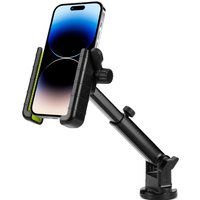 Hikeen Kayak Phone Holder 360°Adjustable Phone Holder with Long Arm Kayak Fishing Phone Mount Fit with Smartphone from 4''-7''