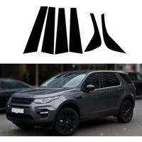 Fit For Land Rover Discovery Sport L550 2015 2016 2017 2018 2019 Window Pillar Posts Door Trim Cover Stickers Glossy Black