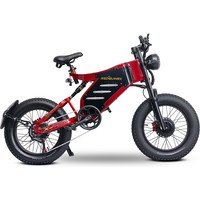 AliExpress NONE RZOGUWEX X7 adult E-bike48V30Ah city ebike battery 20-inch fat tires E-Mountain bike 1000W*2 all-terrain electric bicycle