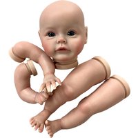 18 Zoll Sue-Sue gemalt Bebe Reborn Kits hand gefertigte 3D Bebe Neugeborenen Puppe Kits Kit de Reborn Pintar Unmontage wieder geborene Baby puppe