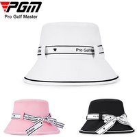PGM – chapeau de Golf pour femmes, casquette de pêcheur avec sangle à nœud, protection solaire et protection solaire, bande intérieure absorbant la sueur, Design MZ056