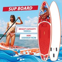 FunWater 11' Sup Board Inflatable Surfboard Stand Up Paddle Board Inflatable Sup PaddleBoard with Accessories