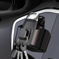 Car Key Holder Clip Auto Interior Storage Box Anti-Slip Dashboard Organizer Adhesive Mount For Card Key Rack Universal