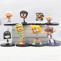 8Pcs The Loud House The Loud House Animation Peripheral Toys Doll Model Ornaments Boy Birthday Gift Christmas Gift