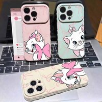Disney Beautiful The AristoCats For Apple iPhone 17 16 15 14 13 12 Mini 11 Pro Max Bubble Heart Cover Silicone Capa Phone Case