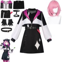 Anime Project Sekai Colorful Stage Emu Otori Cosplay Costume Wig Belt Gloves Coat Accessories Outfit Halloween Role Play Clothes