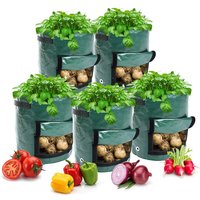 1PC Potato Planting Bags Breathable Plant Horticultural Seedling Bags Vegetable Planting Buckets DIY Potato Grow Planter