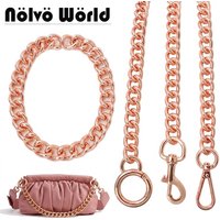 30-120cm Chunky Aluminum Chain Strap Handbag Accessories Multicolor Fashionable Chain for Women Shoulder Bags DIY Making