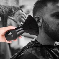 Ultra Soft Bristle Neck Duster Brush,Professional Barber Hair Dusting Brush For Cutting Hair Clippings Removal Hairdressing Tool