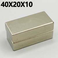 1/2/5/10/20pcs 40x20x10mm Magnet Block Square for Garage Tool Kitchen Fridge Office Refrigerator 40*20*10mm Accessory