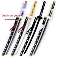 103cm/40.56in Anime Katana Sword Wooden Props Weapon Model Peripherals Party Supplies Toy Sports Cosplay Collectible Crafts Gift
