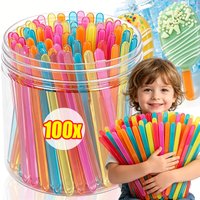 Reusable Mini Rainbow Color Acrylic Cakesicle Popsicle Sticks for Ice Creamsicle Candy Apple for DIY Kids Home Party Holiday