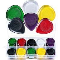 30pcs Guitar Picks ABS Plectrums with Storage Box Large Teardrop Shape Big Thickness 1mm 2mm 3mm Guitar Pick Accessories TMZ