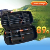 Portable Travel Fishing Rod 8 Sections Ultra Light Mini 25cm Storage Outdoor Freshwater Tackle Telescopic Fishing Rod