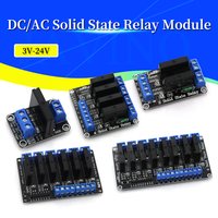 G3MB-202P Solid State Relay Module 240V 2A Output High/Low Relay 5 12V 1 Channel 2 4 6 8 Way SSR with Resistive Fuse For Arduino