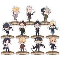 10cm Cartoon Anime MORIARTY THE PATRIOT Stand Acrylic Figure Standing Cosplay Desktop Display Model Plate Home Decoration