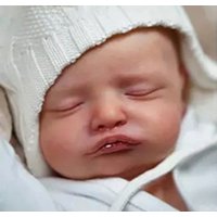 20inch Reborn Doll Kit Newborn Sleeping Baby Rosalie Unpainted DIY Blank Doll Parts with Body and COA Muñeca Kit Bebe Reborn
