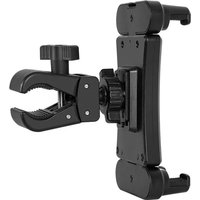 Survey Pole clamp With Universal Phone Holder Tablet Notebook Handbook Flat Bracket Cradle Data Collector For GPS Total Station
