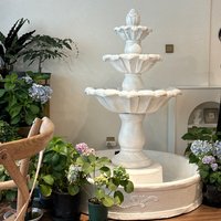Large garden, flowing water, fortune fountain, outdoor courtyard, rockery, fish pond, hotel balcony, wedding, water feature deco