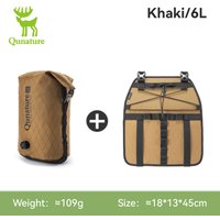Qunature 6/12L Bikepacking Bag Fully Waterproof Compression Sack Lightweight All-Weather Road Mountain Bike Travel Cycling Gear