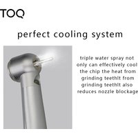 Dental LED High Speed Handpiece Torque Head Air Turbine E-Generator Ceramic Bearing Dentist Tips Triple Water Spray 2/4 Hole
