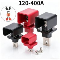 2/4PCS 120/150/ 200/300/400A All-Copper Lithium Battery Energy Storage Terminal Battery Connector Battery Storage Terminal Post