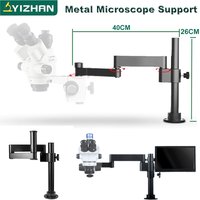 YIZHAN Gelenkarmhalterung für 4k , universell flexibel klappbar, 360° verstellbar, fest und höhenverstellbar für Trinokularmikroskop