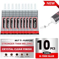 1-10Pcs Loolifl B-7000 Super Glue Safety Materials Epoxy Resin Repair Cell Phone Touch Screen Jewelry Craft Liquid Adhesive 15ml