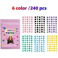 240/720PCS Family Pack Star Hydrocolloid Patch Comfort Adhesive Acne Remover Sticker