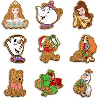 Princess Winnie the Pooh D Color Glitter Acrylic Ideal for Bow Making Jewelry Scrapbooking DIY Material Hairbow Centers