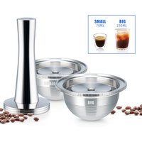 Stianless Steel Reusable Capsule For Nespresso Vertuoline Vertuo Coffee Maker Machine Espresso Filter Pod Don't Fit Vertuo Next