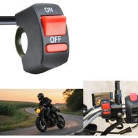 AliExpress DC12V/10A Universal Motorcycle Handlebar Flameout Switch ON OFF Button for Moto Motor ATV Bike Black 2-wire switch warning