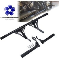Front Rear Crash Bar Frame Motorcycles Highway Passenger Foot Pegs Bumper For Harley Softail Street Bob 114 Low Rider 2018-2025